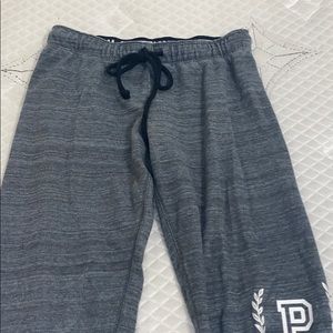 grey PINK joggers